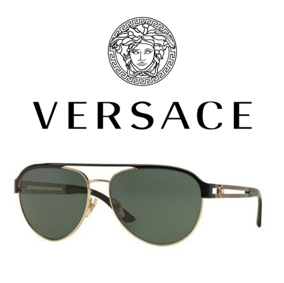 Versace Accessories - Versace Aviator Unisex Sunglasses